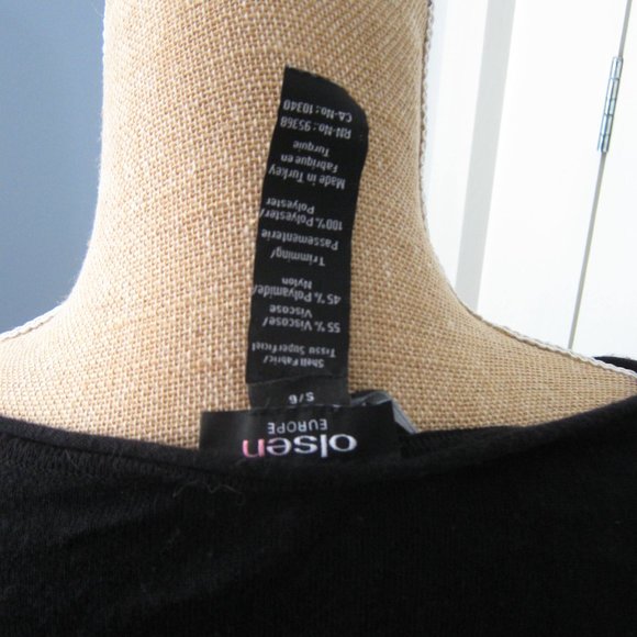 Olsen Black Sweater with Bling - Picture 5 of 5